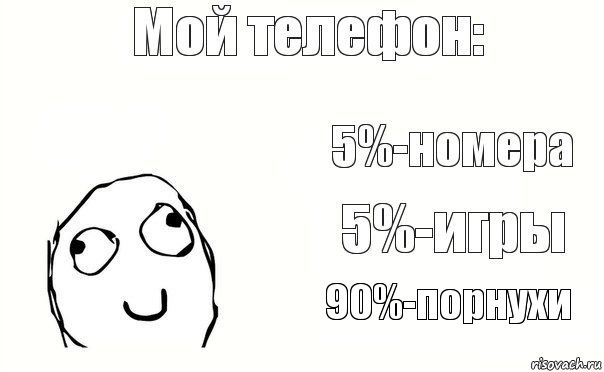 90%-порнухи, Комикс Мой телефон