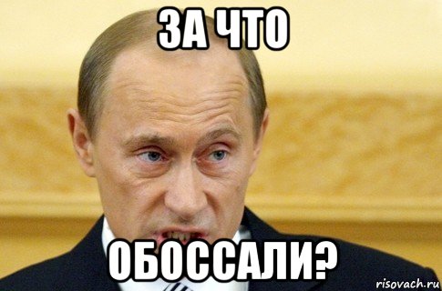 за что обоссали?, Мем путин