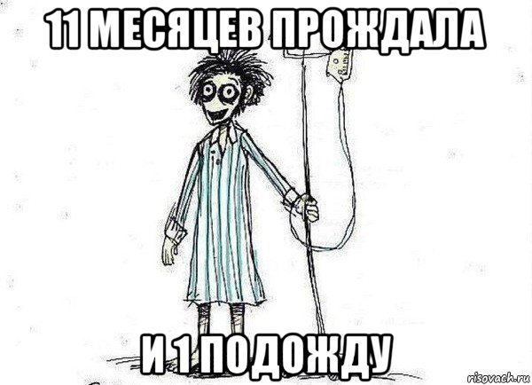 11 месяцев прождала и 1 подожду, Мем  зато я сдал