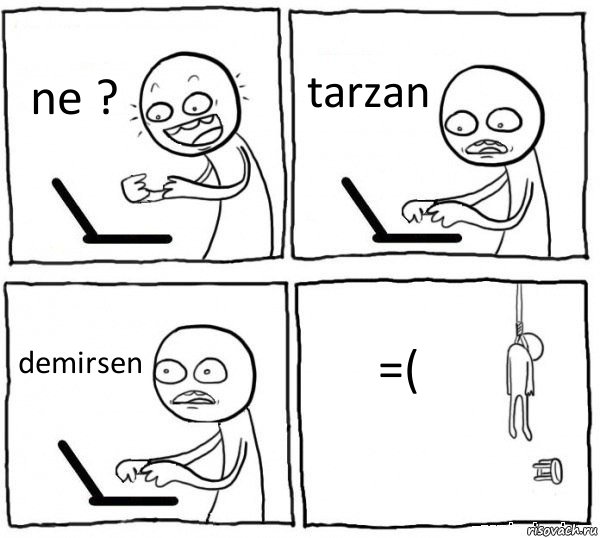 ne ? tarzan demirsen =(, Комикс интернет убивает