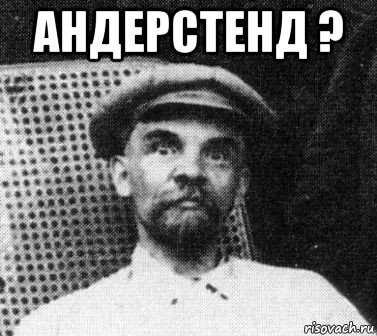 андерстенд ? , Мем   Ленин удивлен