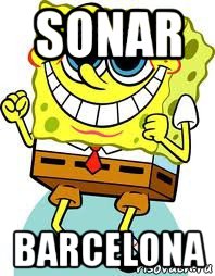 sonar barcelona, Мем спанч боб