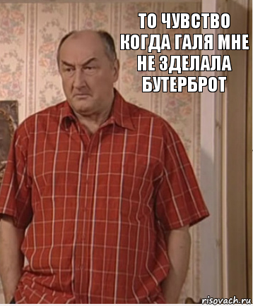 то чувство когда галя мне не зделала бутерброт, Комикс Николай Петрович Воронин