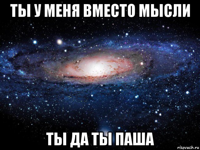 ты у меня вместо мысли ты да ты паша, Мем Вселенная