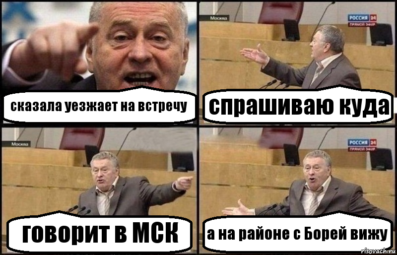 сказала уезжает на встречу спрашиваю куда говорит в МСК а на районе с Борей вижу, Комикс Жириновский