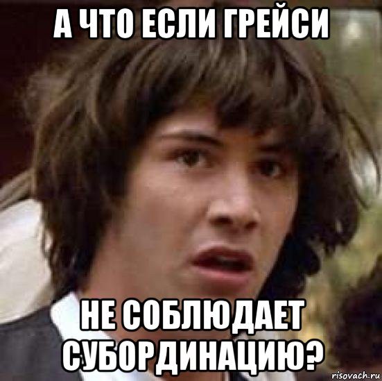 а что если грейси не соблюдает субординацию?, Мем А что если (Киану Ривз)