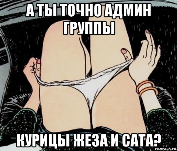 а ты точно админ группы курицы жеза и сата?, Мем А ты точно