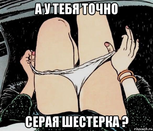 а у тебя точно серая шестерка ?, Мем А ты точно