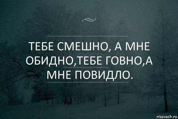 ТЕБЕ СМЕШНО, А МНЕ ОБИДНО,ТЕБЕ ГОВНО,А МНЕ ПОВИДЛО., Комикс Игра слов 5