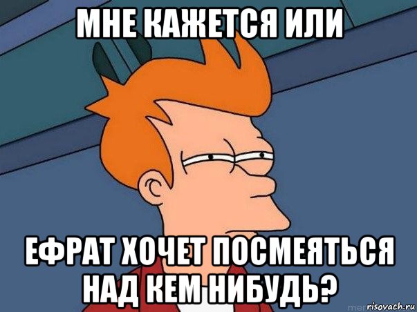 мне кажется или ефрат хочет посмеяться над кем нибудь?, Мем  Фрай (мне кажется или)