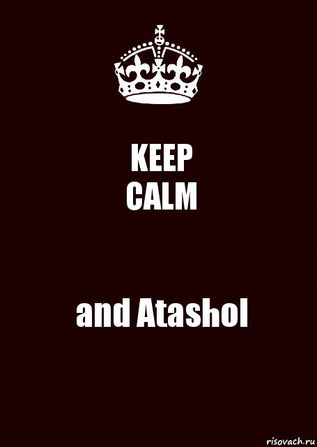 KEEP
CALM and Atashol, Комикс keep calm