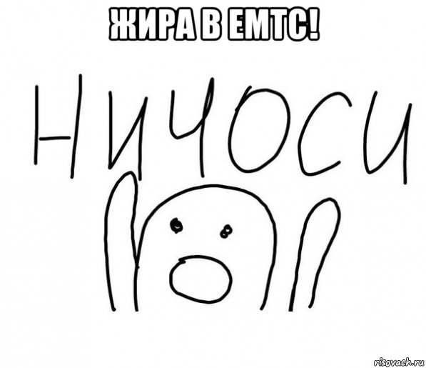 жира в емтс! , Мем  Ничоси