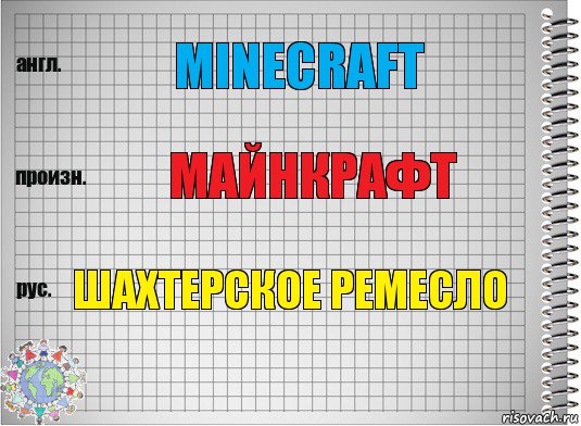 MINECRAFT Майнкрафт Шахтерское ремесло, Комикс  Перевод с английского