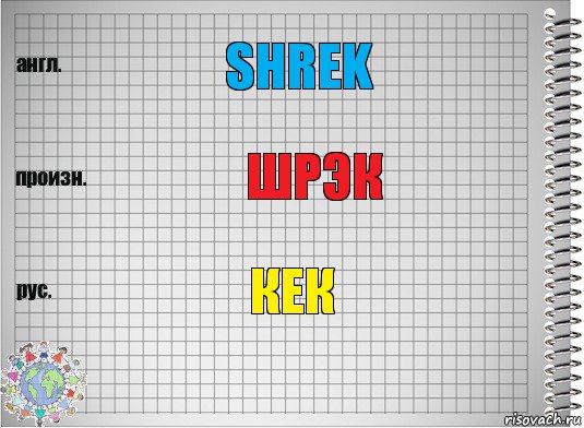 Shrek Шрэк Кек, Комикс  Перевод с английского