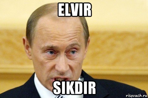 elvir sikdir, Мем путин