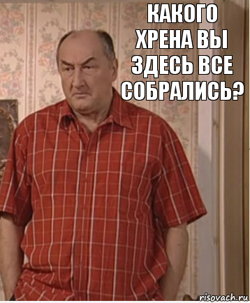 какого хрена вы здесь все собрались?, Комикс Николай Петрович Воронин