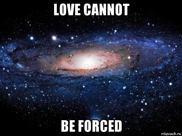 love cannot be forced, Мем Вселенная