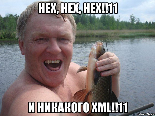 hex, hex, hex!!11 и никакого xml!!11, Мем язь