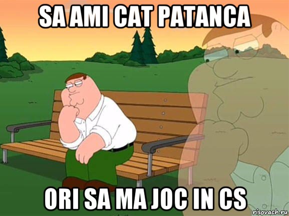 sa ami cat patanca ori sa ma joc in cs, Мем Задумчивый Гриффин