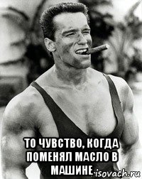  то чувство, когда поменял масло в машине