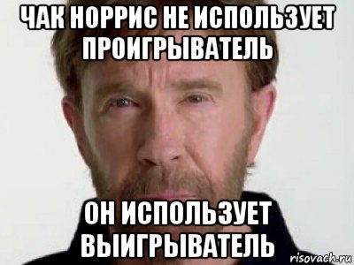 чак норрис не использует проигрыватель он использует выигрыватель, Мем Чаке подозревает