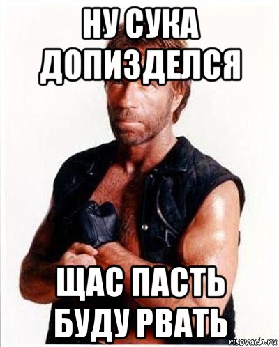 ну сука допизделся щас пасть буду рвать