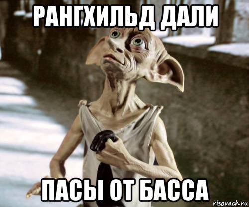 рангхильд дали пасы от басса, Мем добби