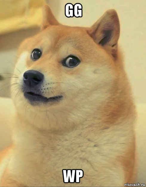 gg wp, Мем doge woof