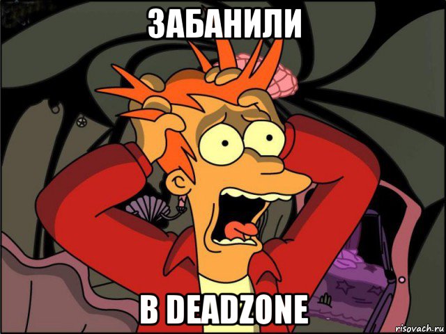 забанили в deadzone, Мем Фрай в панике