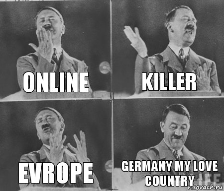 ONLINE KILLER EVROPE GERMANY MY LOVE COUNTRY, Комикс  гитлер за трибуной
