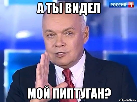 а ты видел мой пиптуган?, Мем Киселёв 2014