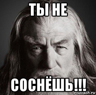 ты не соснёшь!!!, Мем  Гендальф-мудрец