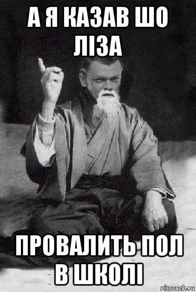 а я казав шо ліза провалить пол в школі, Мем Мудрий Виталька