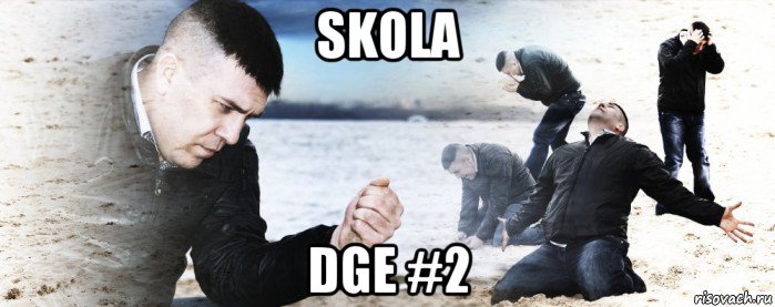 skola dge #2, Мем Мужик сыпет песок на пляже