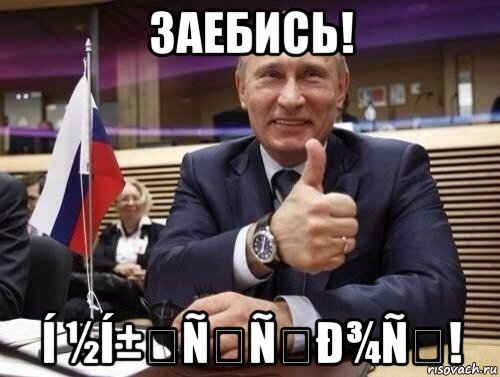 заебись! í ½í±ññð¾ñ!, Мем Путин