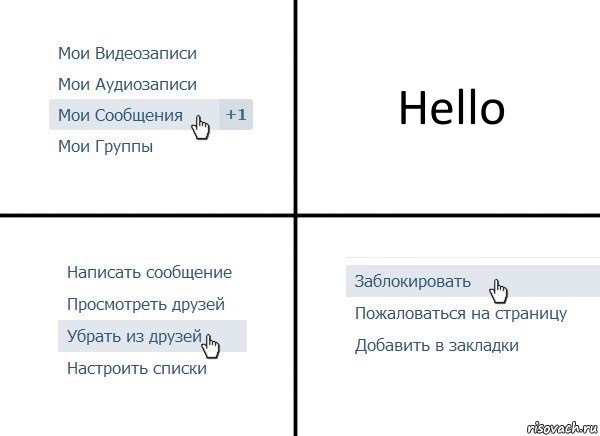 Hello, Комикс  Удалить из друзей