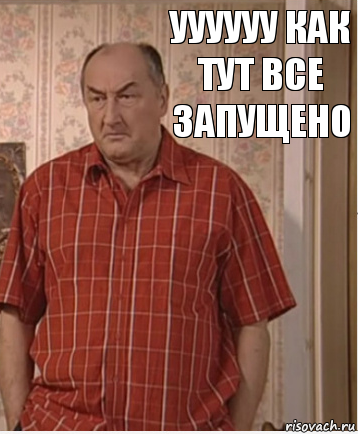 УУУУУУ как тут все запущено, Комикс Николай Петрович Воронин