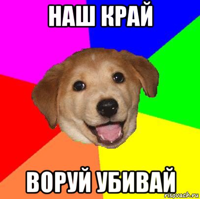 наш край воруй убивай, Мем Advice Dog