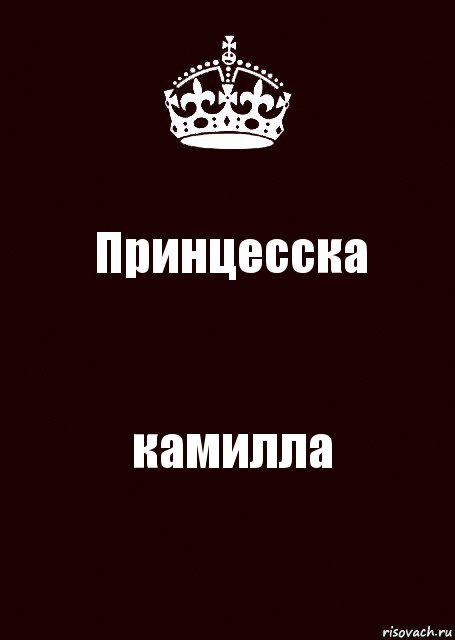 Принцесска камилла, Комикс keep calm