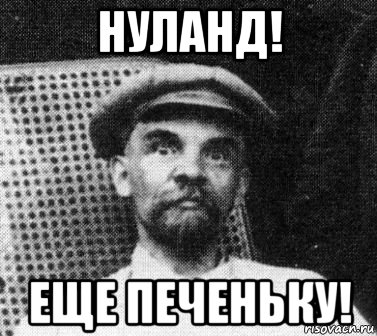 нуланд! еще печеньку!, Мем   Ленин удивлен