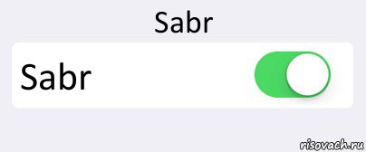 Sabr Sabr , Комикс Переключатель