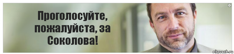 Проголосуйте, пожалуйста, за Соколова!