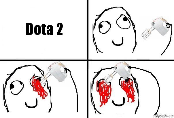 Dota 2, Комикс  глаза миксер