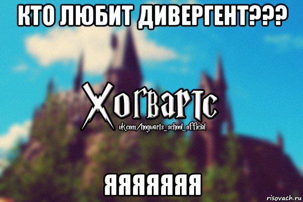 кто любит дивергент??? яяяяяяя, Мем Хогвартс