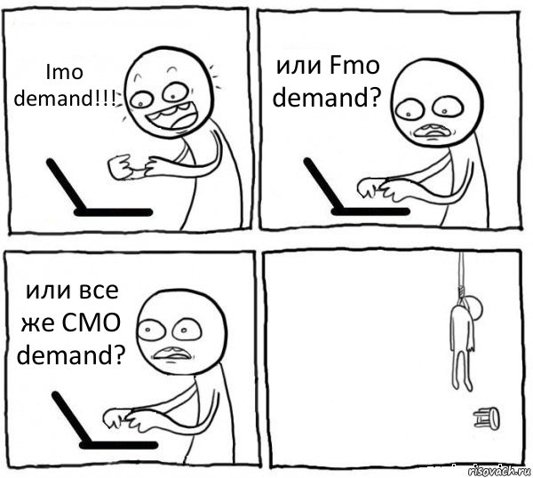 Imo demand!!! или Fmo demand? или все же CMO demand? , Комикс интернет убивает