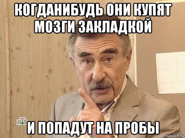 когданибудь они купят мозги закладкой и попадут на пробы, Мем Каневский (Но это уже совсем другая история)