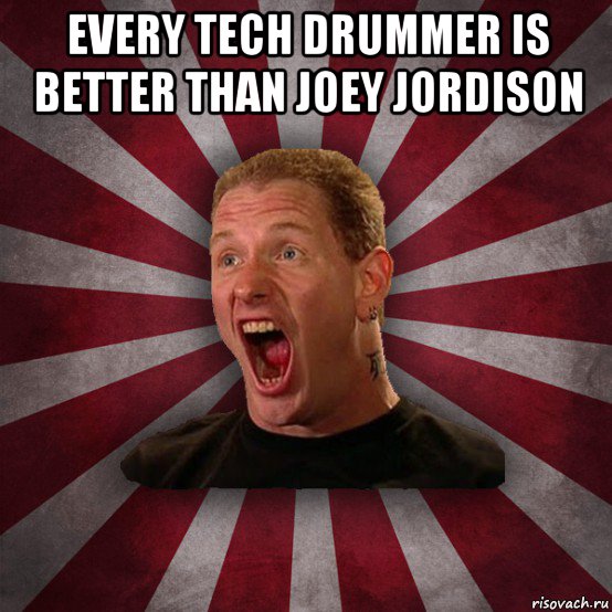 every tech drummer is better than joey jordison , Мем Кори Тейлор в шоке