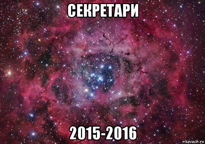 секретари 2015-2016, Мем Ты просто космос