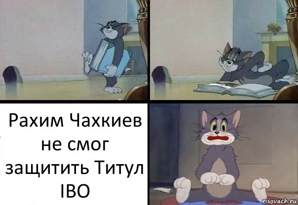 Рахим Чахкиев не смог защитить Титул IBO, Комикс  Кот Том в шоке