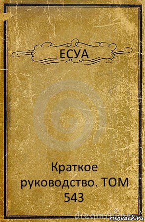 ЕСУА Краткое руководство. ТОМ 543, Комикс обложка книги